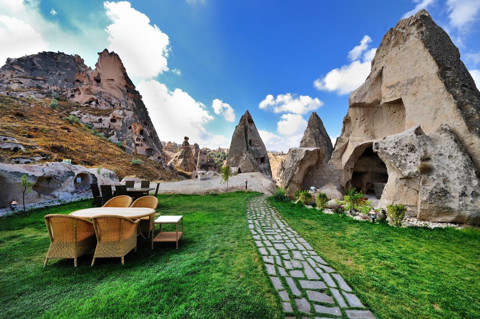 Anatelein Cave Hotel Üçhisar Esterno foto